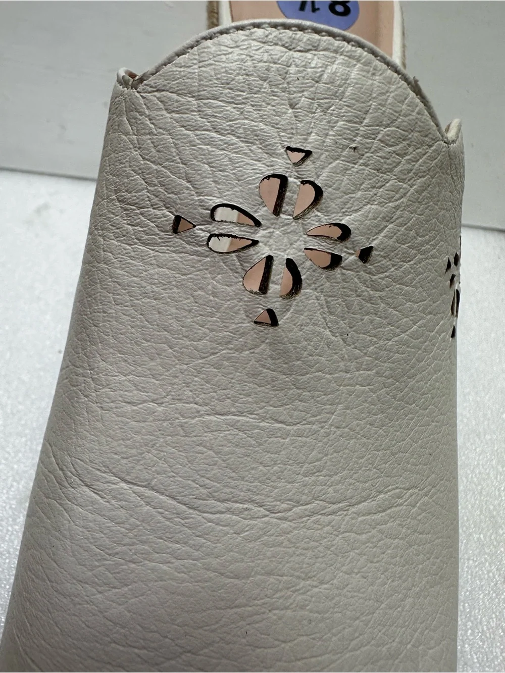 BRAND NEW Kate Spade 8.5 Tenley Espadrille Wedge Leather Sandals mules $120 MSRP